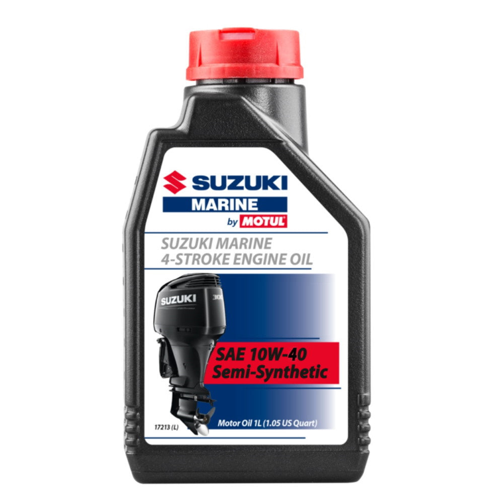 Suzuki Oil Change Kit – 1L 10W-40 Engine Oil + SAE 90 Gear Oil – 4Boats