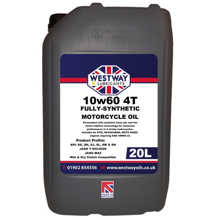 10w60 4T Fully Synthetic Motorcycle Oil - 4Boats