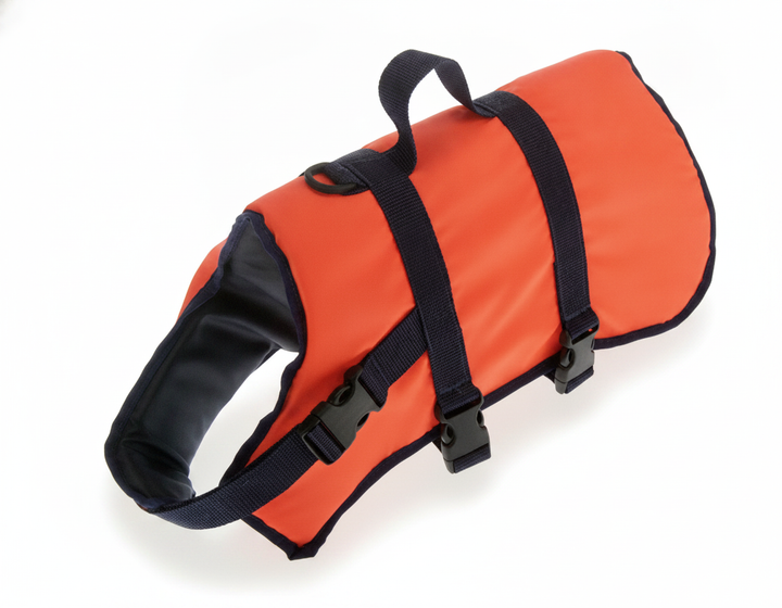 Besto Dog Lifejacket Buoyancy Aid Talamex Pet Safety Vest High Vis Orange All Sizes - Alternative angle image 2