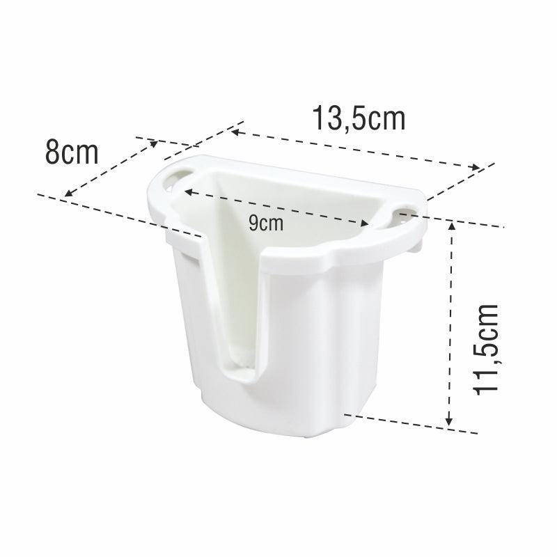 Store-All VHF Case — White 13.5×8×11.5cm | 4Boats