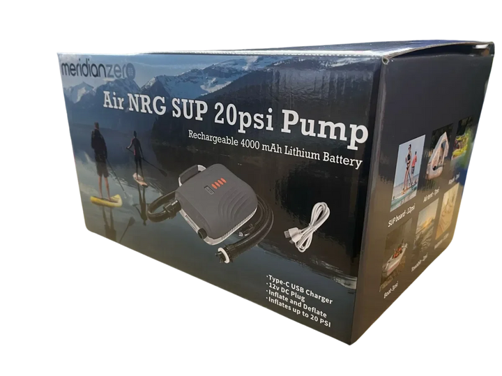 Air NRG 4000 1.38 bar (20 PSI) Rechargeable Pump for SUPs & Boats