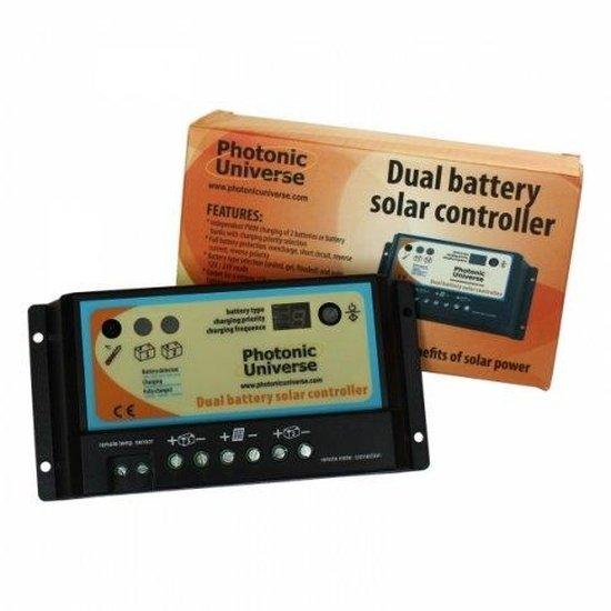 160W dual battery solar kit for camper / boat (with 20A dual battery controller and 5m cable) - 4Boats
