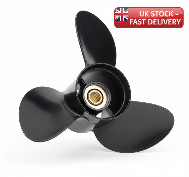 Solas Amita 3 Propeller 13x21 RH Aluminum Mercury Honda Force 60-140HP 15 Spline - UK Stock image 1