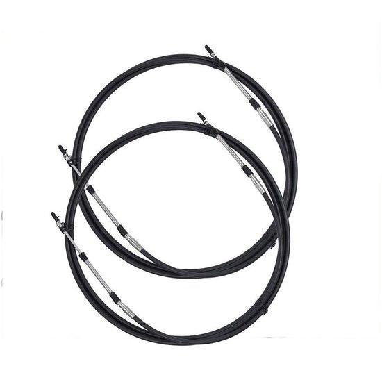 16ft Pair Outboard Remote Gear Throttle Control Cables for Yamaha ...