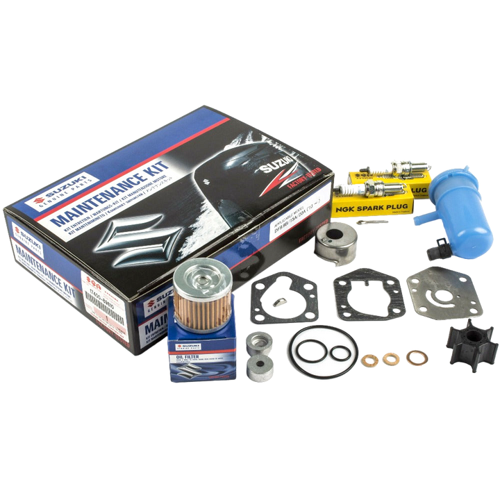 Suzuki DF9.9B DF15A DF20A Service Kit with Oils 17400-89812 (2013+)