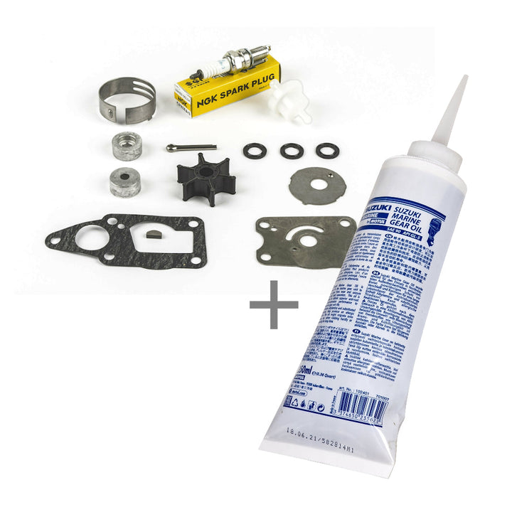 Suzuki DF4 DF5 DF6 Service Kit with Oils 17400-91830 (2011–2016)