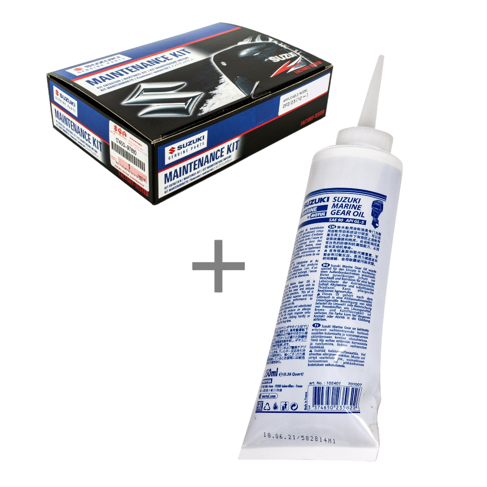 Suzuki DF2.5 Service Kit with Oils 17400-97820 (2006–2011)