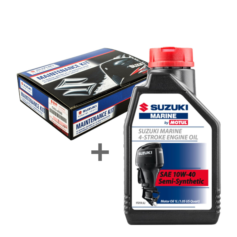 Suzuki DF2.5 Service Kit with Oils 17400-97810 (2012+)