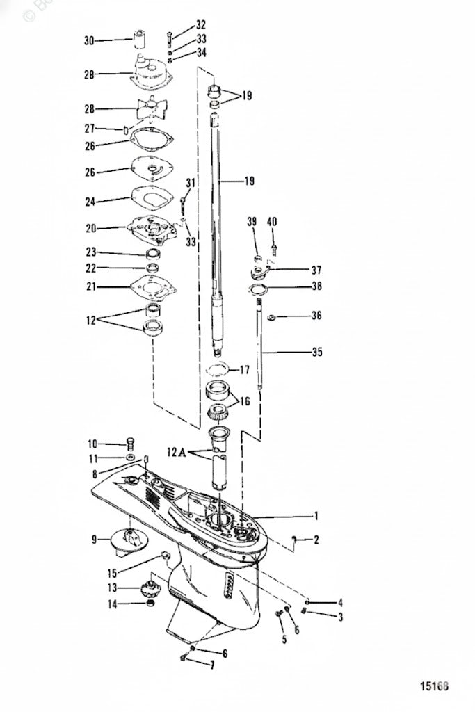 Sierra 18-3214 Water Pump Repair Kit for Mercury & Honda | 4Boats