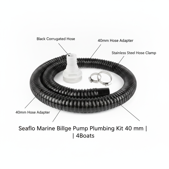 Seaflo Marine Bilge Pump Plumbing Kit 40 mm | 4Boats - Technical specification image 2