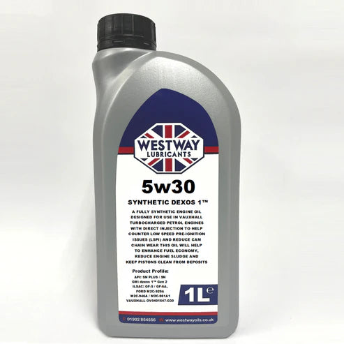 5w30 Dexos 1 Gen 2 Synthetic Engine Oil for Vauxhall Fiat Peugeot Citroen