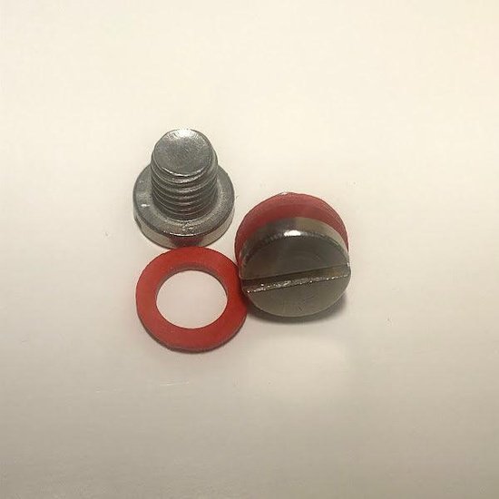 2 Gearbox Drain / Fill Oil Screw + 2 Washers for Yamaha Outboard 90340-08002 - 4Boats