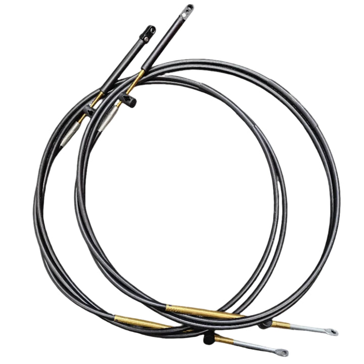 Pair 12ft Mercury Mariner Gen1 Outboard Control Cable - Gear & Throttle 3.65m C5 Type