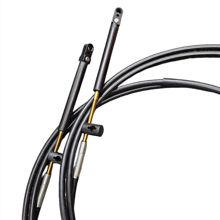 Pair 12ft Mercury Mariner Gen1 Outboard Control Cable - Gear & Throttle 3.65m C5 Type