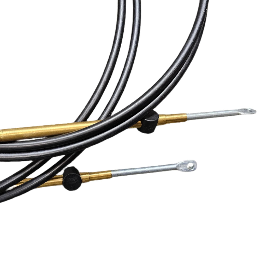 Pair 12ft Mercury Mariner Gen1 Outboard Control Cable - Gear & Throttle 3.65m C5 Type
