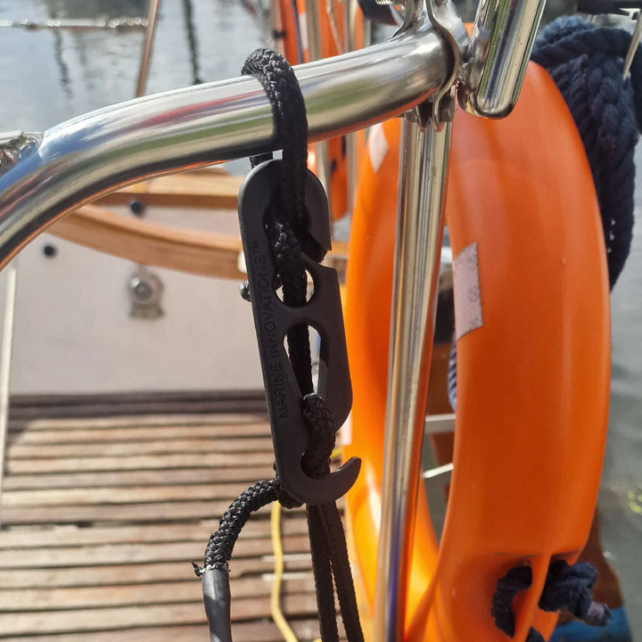Fender Mate™ Slider – Removable Fender Height Adjuster for Sailboats (Black)