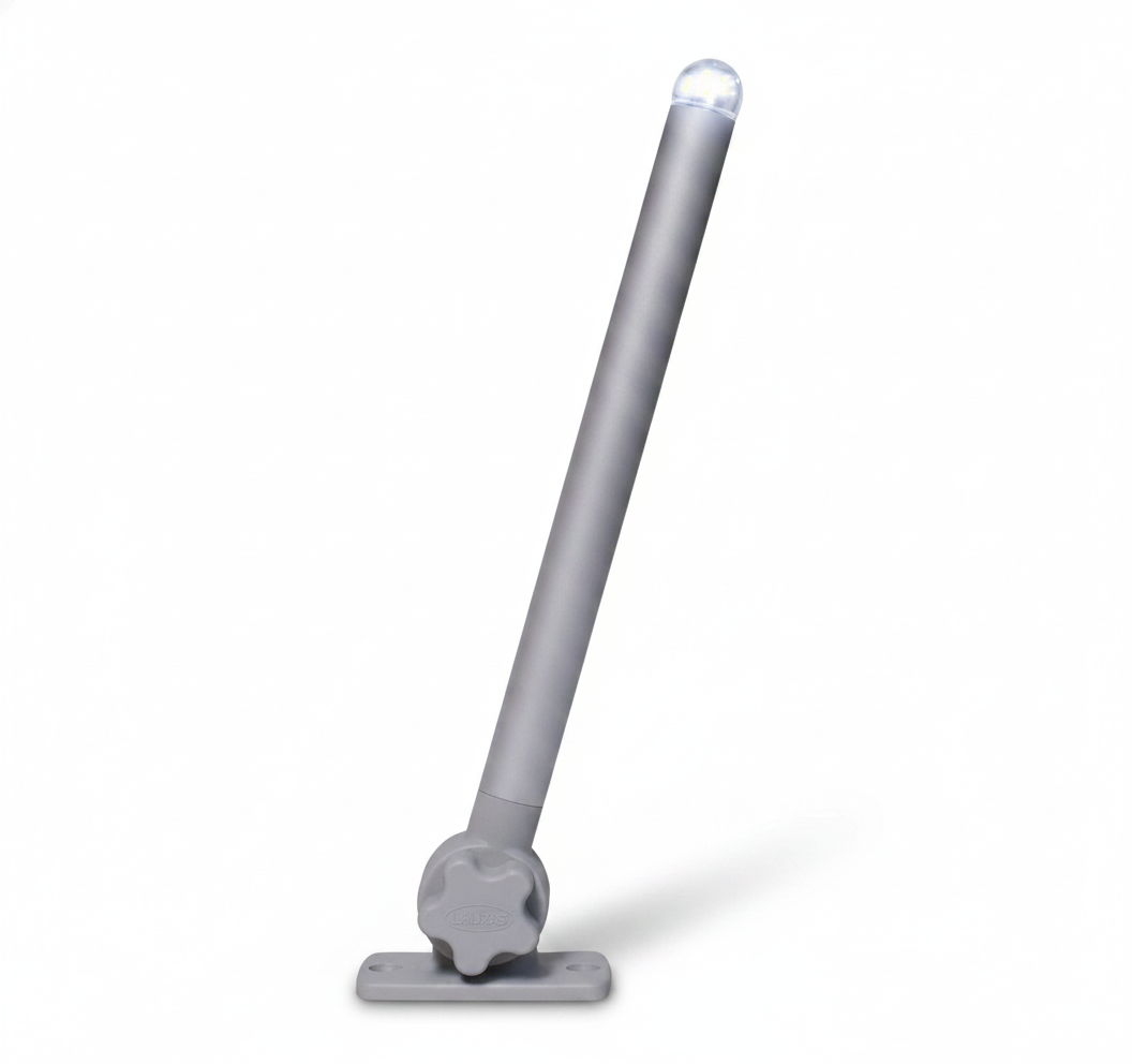 Lalizas MICRO LED Folding Pole Light 60 cm Grey | 4Boats - Studio image 1