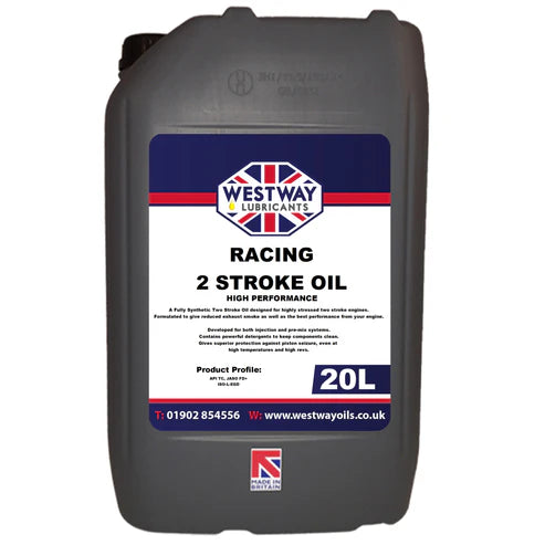 Westway Oils 2 Stroke Fully Synthetic Racing Oil Red JASO FD ISO-L-EGD 2TFS