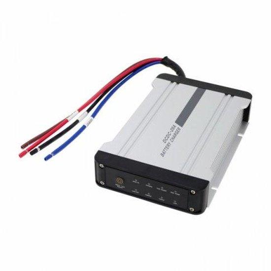 20A 12V DC to 12V DC Automatic Multi-Stage Battery-to-Battery Charger with Solar Input for Lead Acid, Calcium or Lithium-ion Batteries - 4Boats