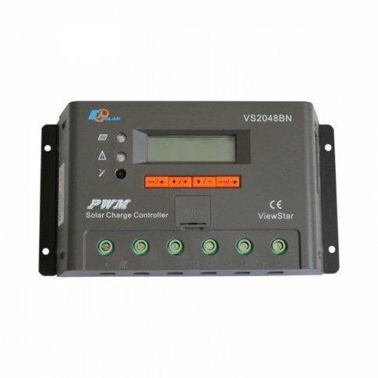 20A solar charge controller/regulator with LCD display for 12V/24V/36V/48V battery - 4Boats