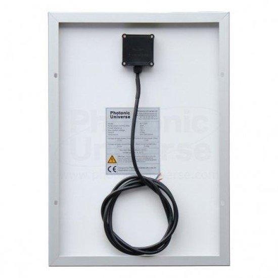 20W 12V polycrystalline solar panel with 2m cable - 4Boats