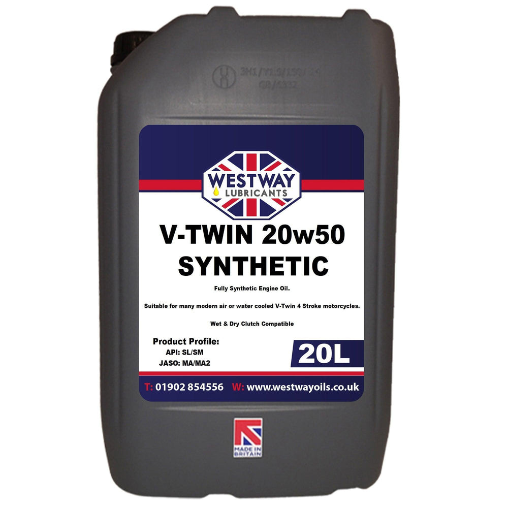 20w50 4T Fully-Synthetic Motorcycle Oil V-Twin - 4Boats