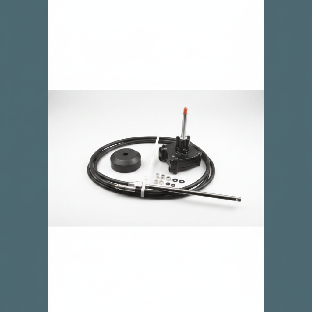 11 FT Boat Steering System Multiflex Outboard 200HP Marine Cable & Wheel Kit - Technical specification image 4