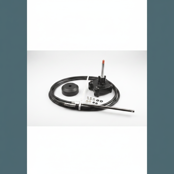 11 FT Boat Steering System Multiflex Outboard 200HP Marine Cable & Wheel Kit - Technical specification image 4