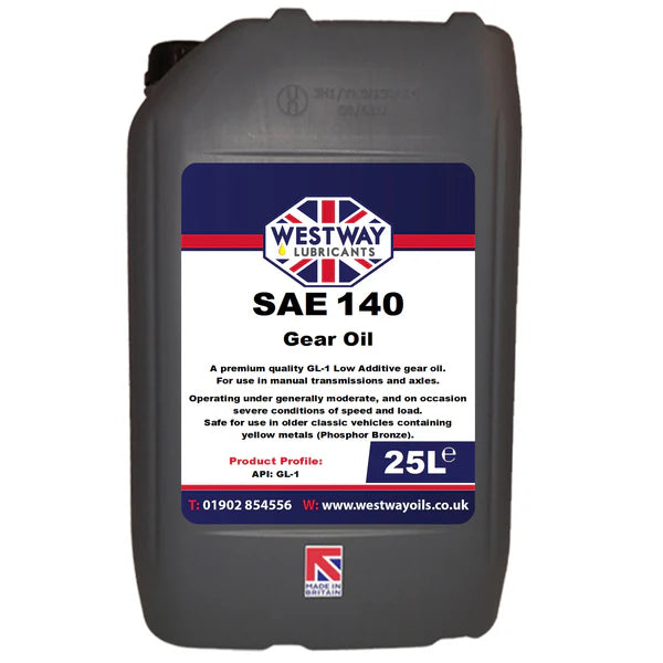 SAE 140 Mineral Classic Gear Oil GL-1 Classic
