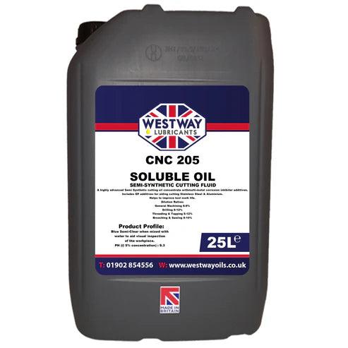 Soluble Cutting Oil Semi-Synthetic CNC 205 Dyed Blue