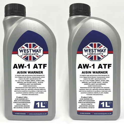 AW-1 ATF Fully Synthetic Transmission Fluid Volvo GM Saab JWS 3324 6-Speed