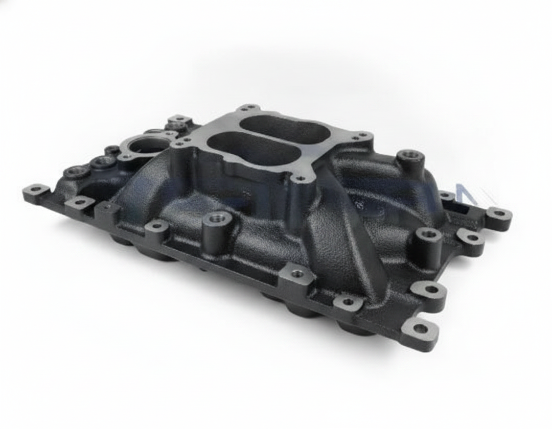 Aftermarket 4BBL Vortec V8 Intake Manifold 807289A1 3856270 - Alternative angle image 2