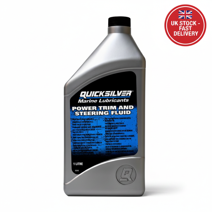 Power Trim and Steering Fluid 1 Litre | Marine Hydraulic Oil | 4Boats - UK Stock image 1