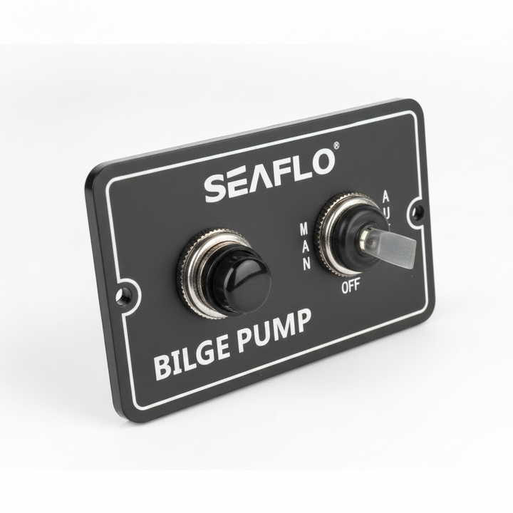 SEAFLO Bilge 3-Way Bilge Switch Panel 12V/24V | 4Boats - Technical specification image 4