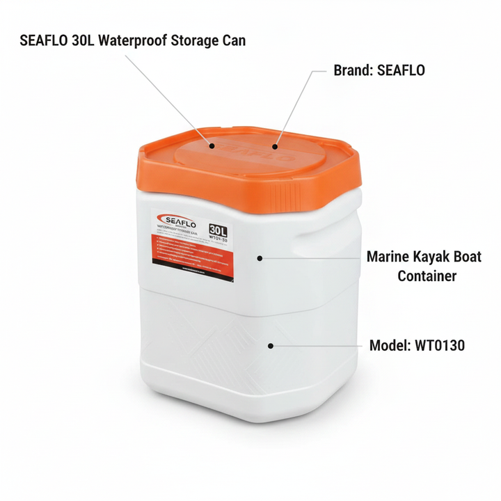 Seaflo Waterproof Storage Can 30L – Waterproof U - UK Stock image 1