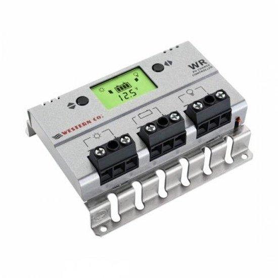 30A 12V/24V solar charge controller with LCD display for motorhomes, boats, lighting or off-grid solar systems - 4Boats