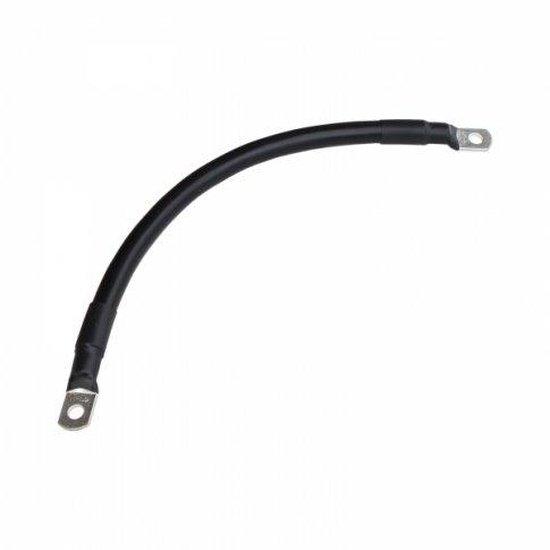 30cm 70mm2 heavy duty black battery cable link with eyelets to connect batteries - 4Boats