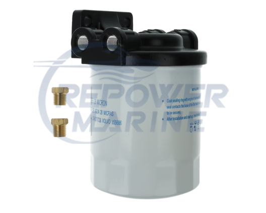 Water Separating Fuel Filter Assembly for Volvo & Mercruiser, Repl: 35-802893Q4