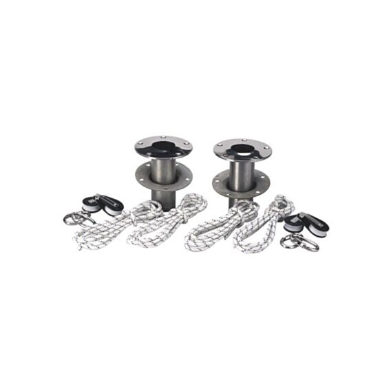Plastimo Pivoting Boat Davits Pair 160kg Capacity 60mm Stainless Steel 36183