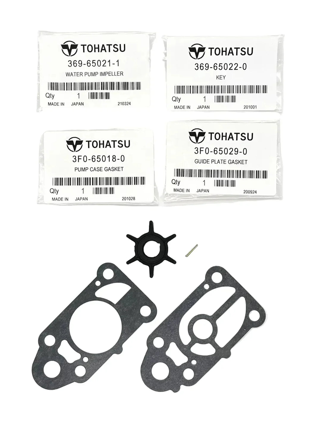 Tohatsu WATER PUMP IMPELLER – 369-65021-1