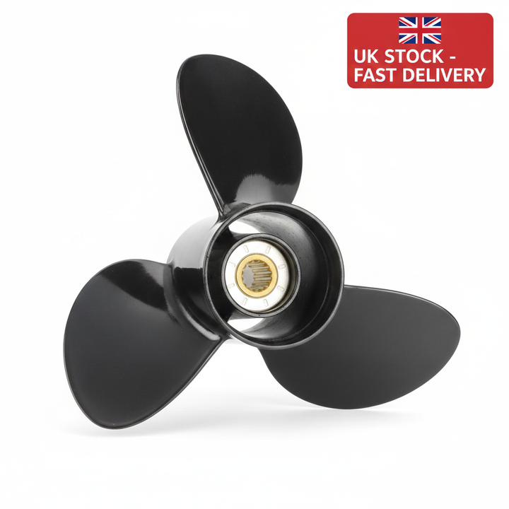 Solas 14x19 Aluminum Propeller Mercury Mariner 75 90 100 115 HP 15 Splines - UK Stock image 1