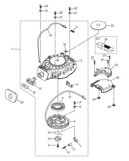 Tohatsu OEM STARTER LOCK WIRE — Part #3RS-05207-0