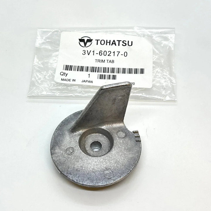 Genuine Tohatsu Trim Tab Anode 3V1‑60217‑0 – 6‑20 HP Outboard Protection