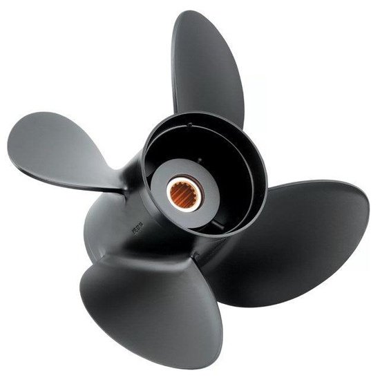 4 Blade Hi thrust Aluminum A series Solas Propeller - 4Boats