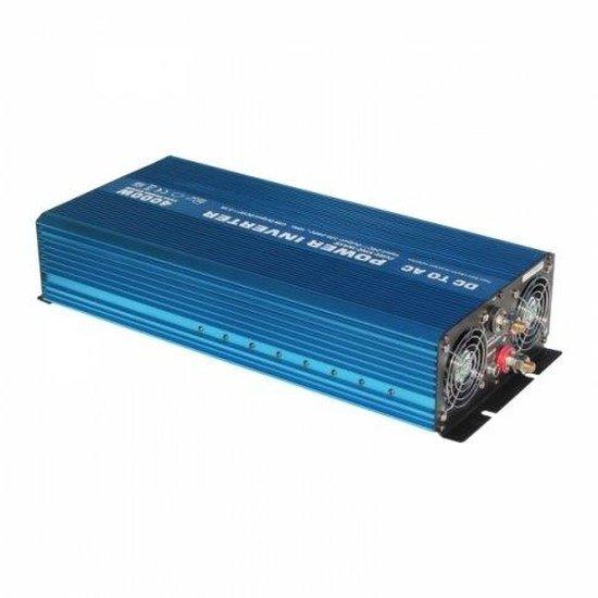 4000W 24V pure sine wave power inverter 230V AC output (UK sockets), with remote on/off switch - 4Boats