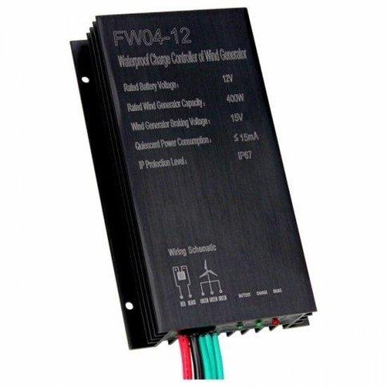400W 12V Waterproof wind charge controller / regulator for 12V wind turbines up to 400W - 4Boats