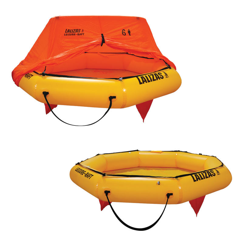 LALIZAS LEISURE-RAFT Liferaft, w/o canopy, 4prs