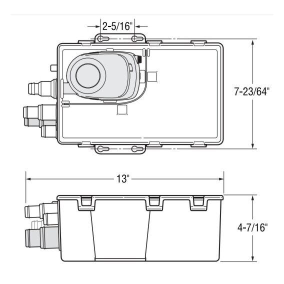 S750 Sahara Shower Sump System 12V (Boxed)