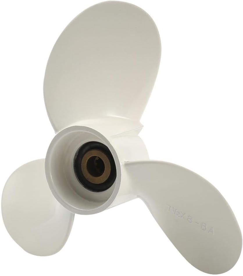 Aluminum Propeller for Yamaha Outboard | 7 1/2 x 8 BA | 3-Blade | 9-Tooth Spline