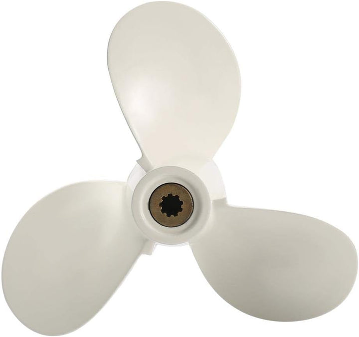 Aluminum Propeller for Yamaha Outboard | 7 1/2 x 8 BA | 3-Blade | 9-Tooth Spline